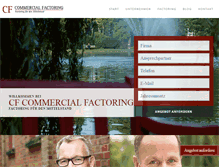 Tablet Screenshot of commercial-factoring.de